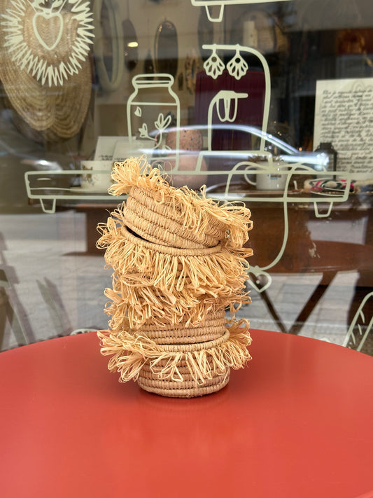 Corbeille Beldi et ses franges
