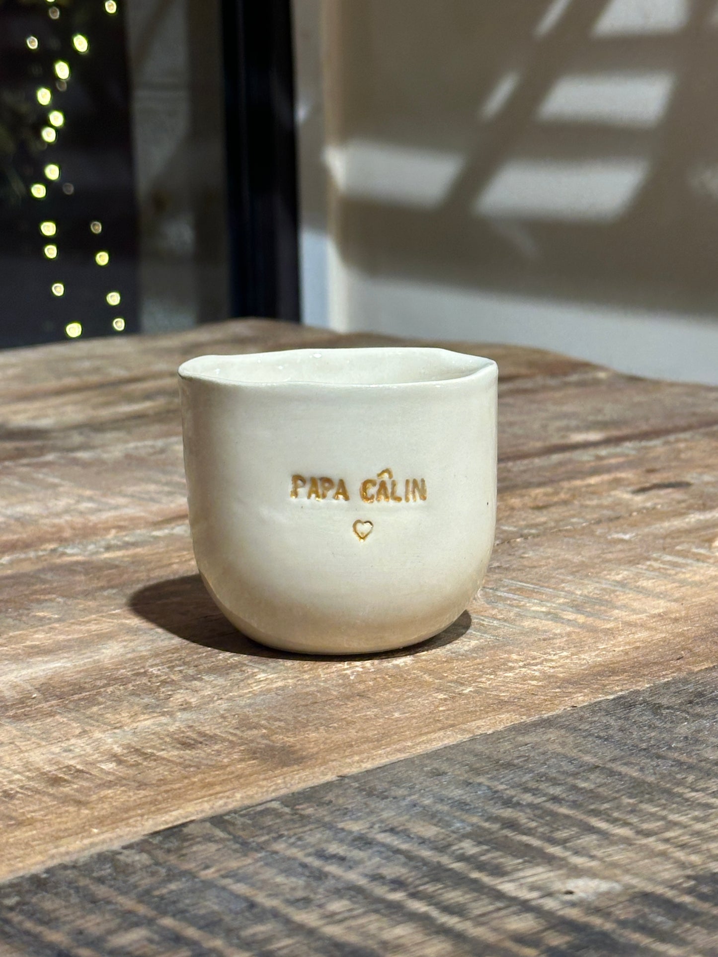 Céramiques Artisanales - Tasses en Grès Blanc