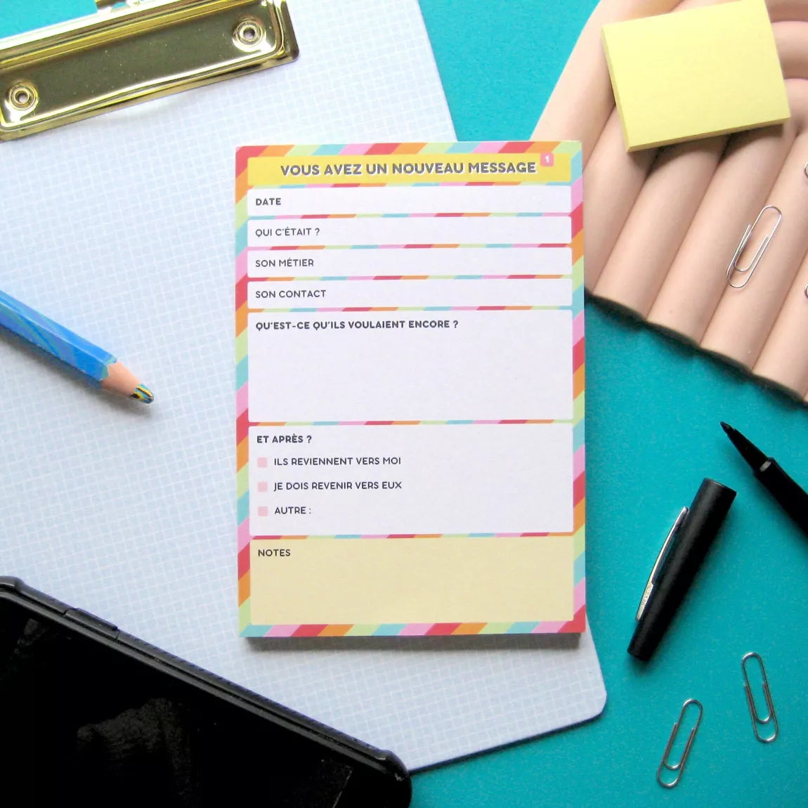 Bloc-notes Vous Avez Un Message – A6