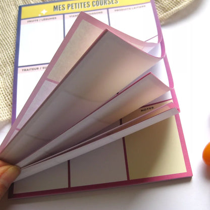 Bloc-notes Liste de Courses – A5