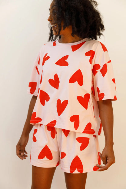 Pyjama coton BIO - Mi Amor Rose - WE ARE JOLIES