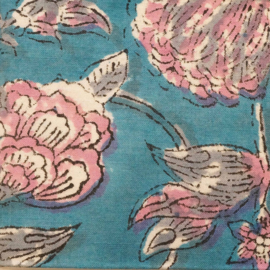 Carnet recouvert de tissu imprimé N°26