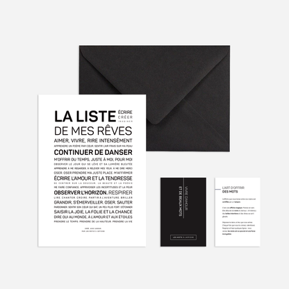 Affiche La liste de mes rêves