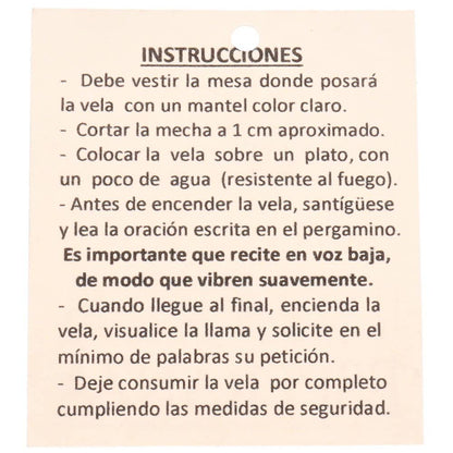 Vela Ritual Débloquant à la noix de coco