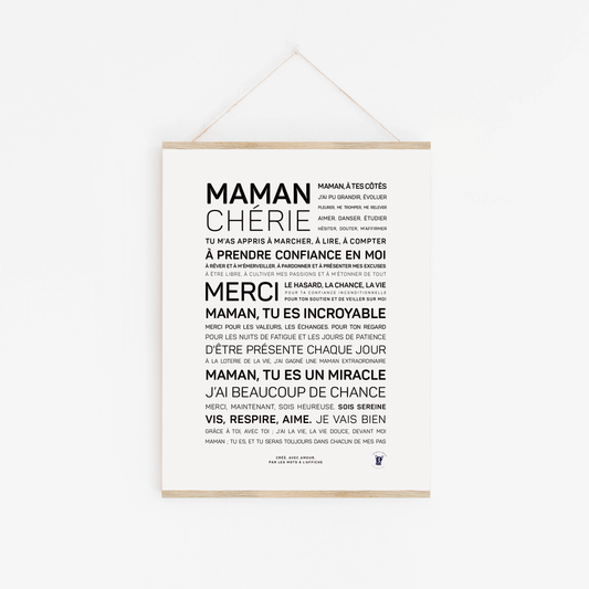 Affiche Maman chérie