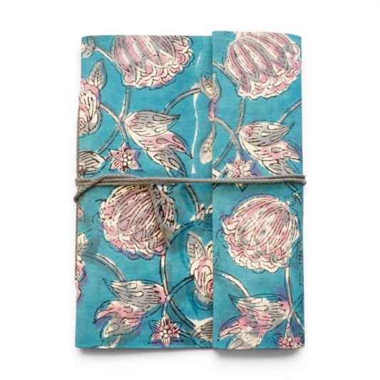 Carnet recouvert de tissu imprimé N°26