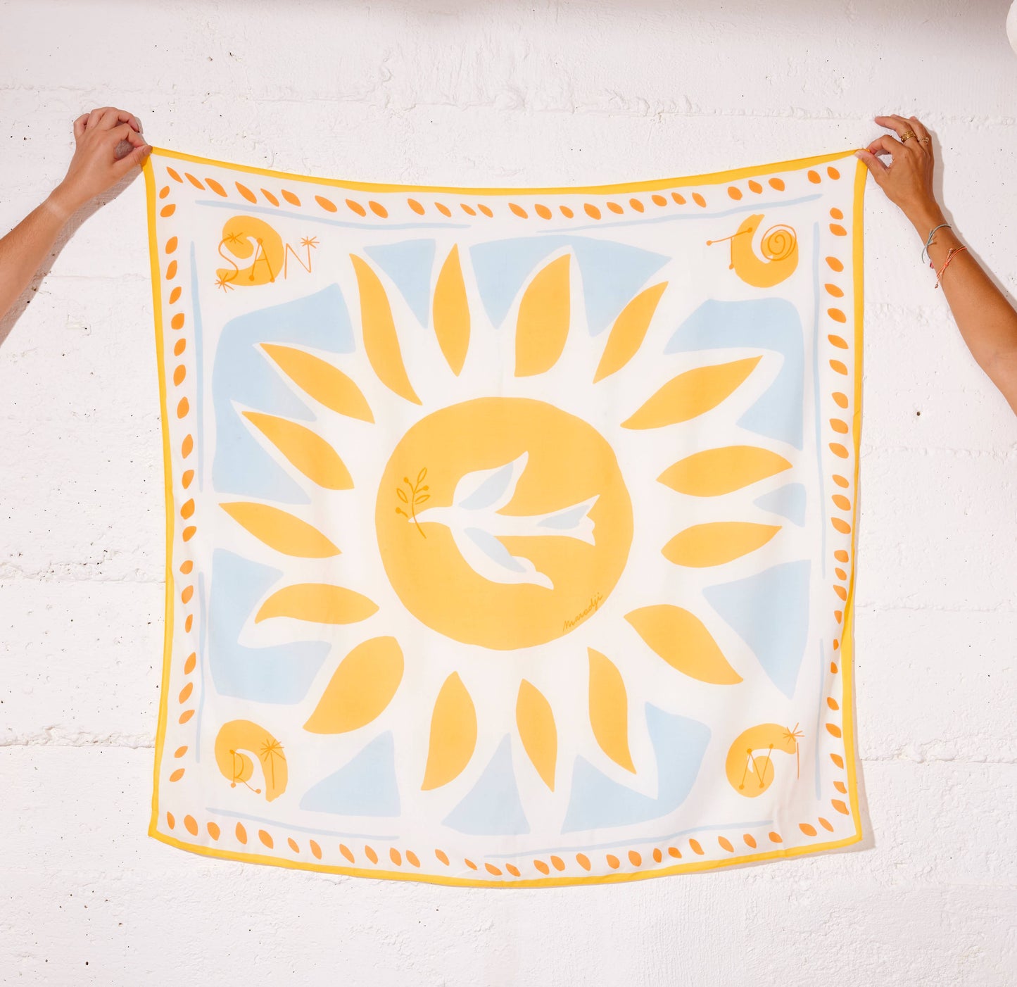 FOULARD MODAL CIEL  SANTORINI SUN