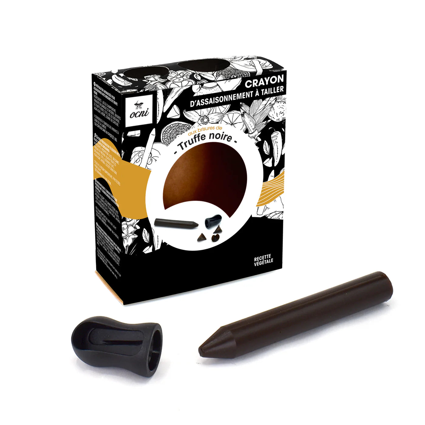 Crayon d’assaisonnement Truffe noire – Coffret avec taille-crayon – OCNI