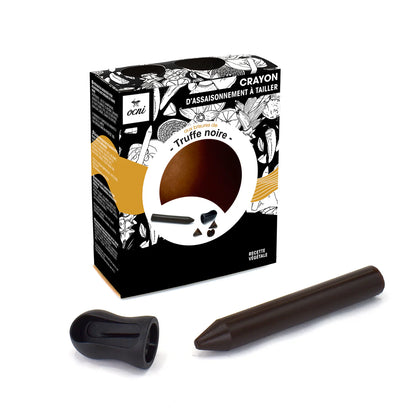 Crayon d’assaisonnement Truffe noire – Coffret avec taille-crayon – OCNI