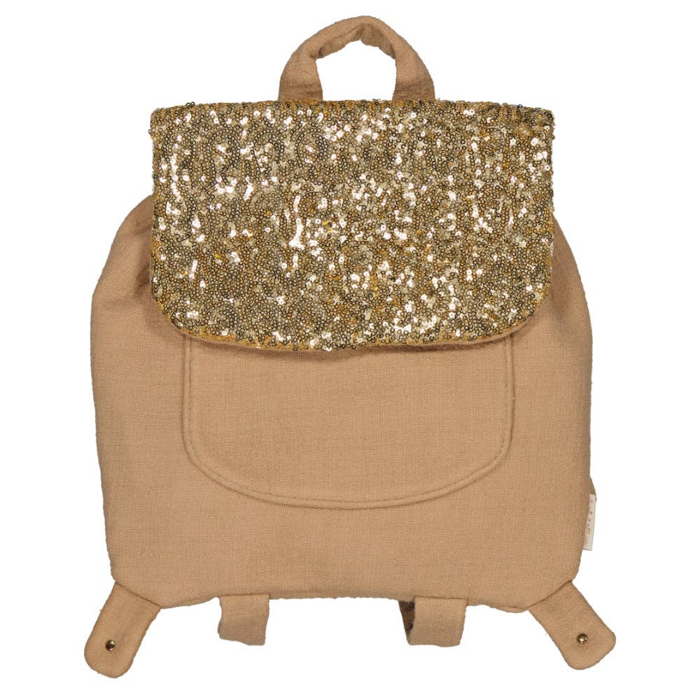 Sac à dos crèche - Sequins dorés