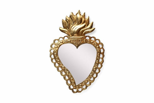 Miroir Cœur Ex-Voto “Eligia” – Boncoeurs