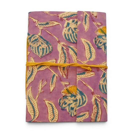 Carnet recouvert de tissu imprimé N°30