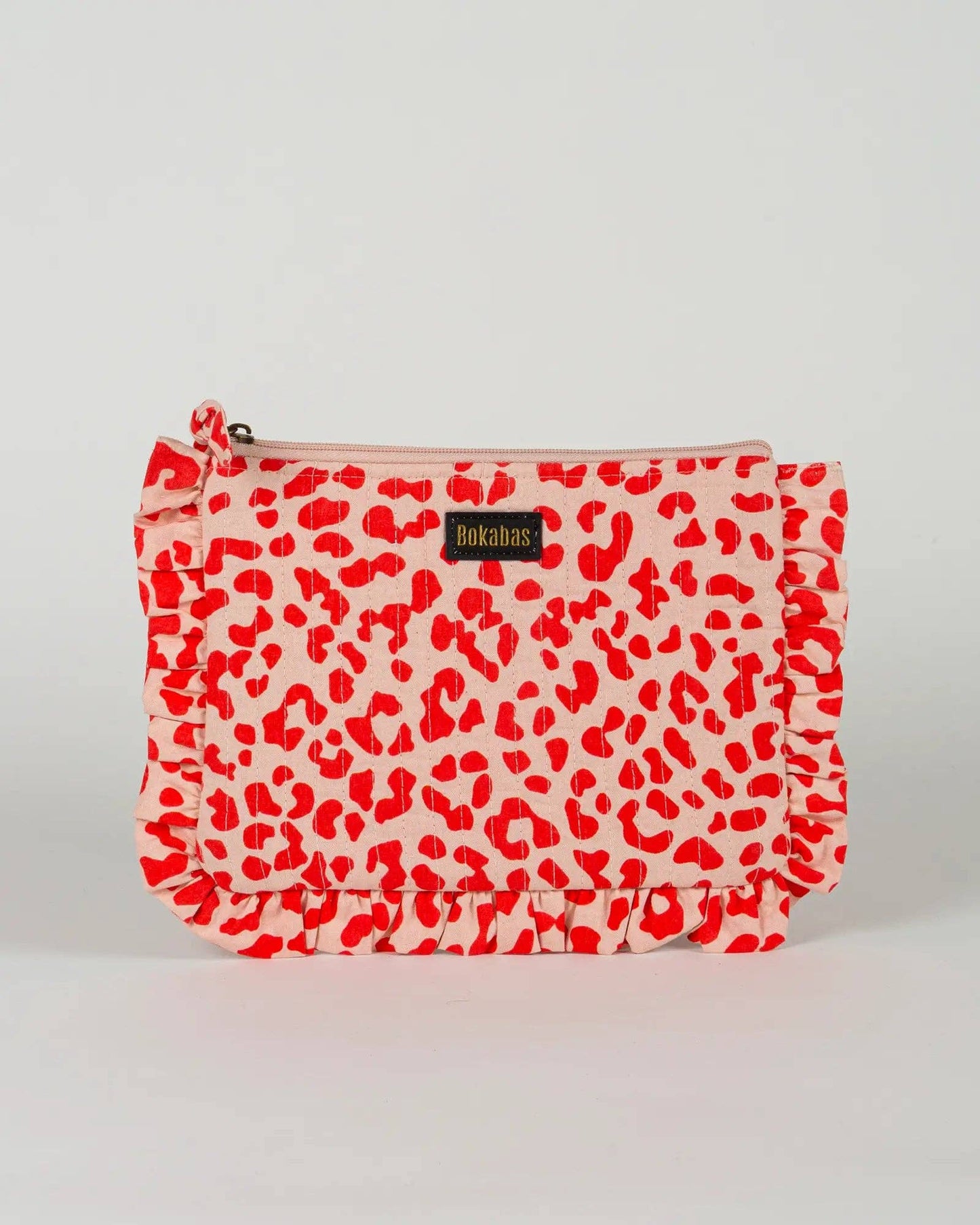 Pochette matelassée à froufrous Valentine: Grande