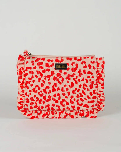 Pochette matelassée à froufrous Valentine: Grande