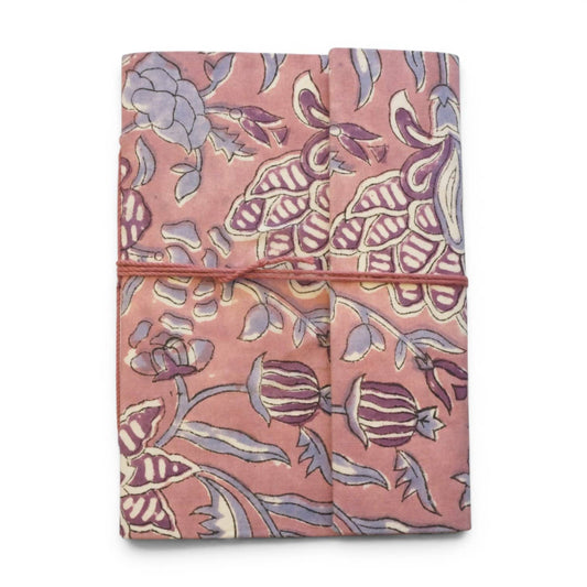 Carnet recouvert de tissu imprimé N°23
