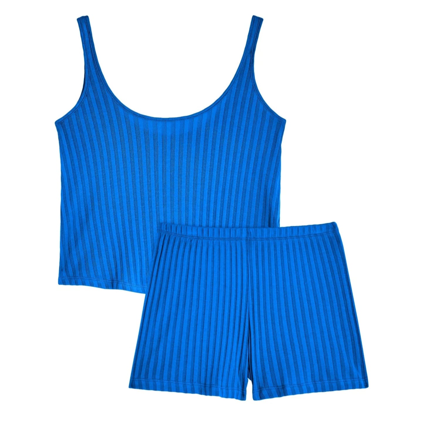 Pyjama Débardeur Coton Bio Bleu – We Are Jolies