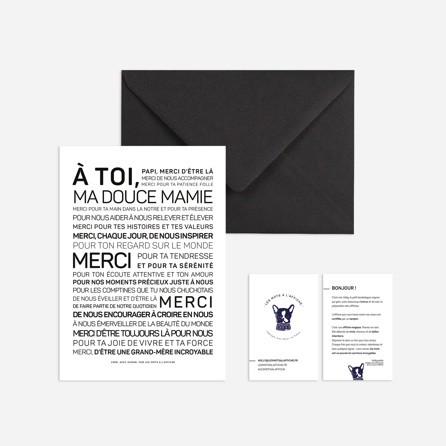 Affiche Ma mamie: MINI A6 10.5 x 14.8 mm