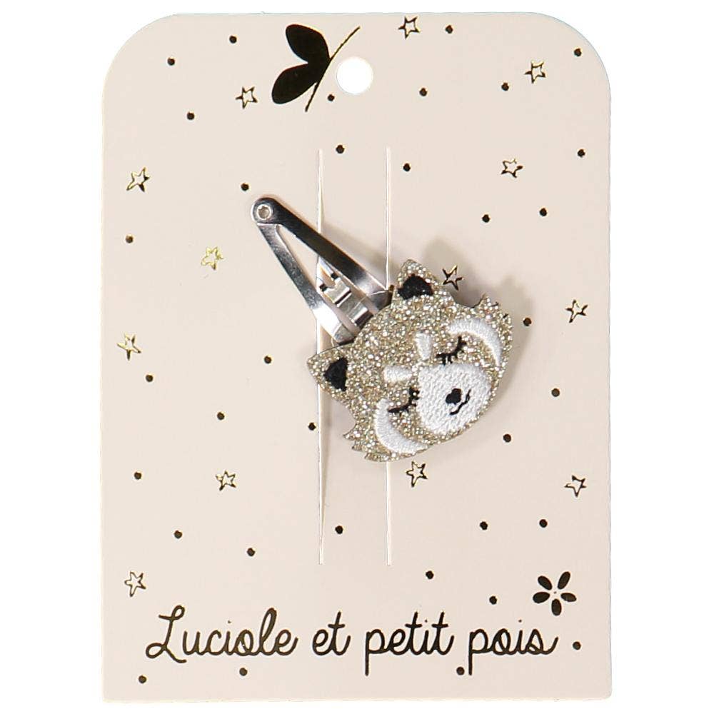 Barrette panda roux - Glitter or