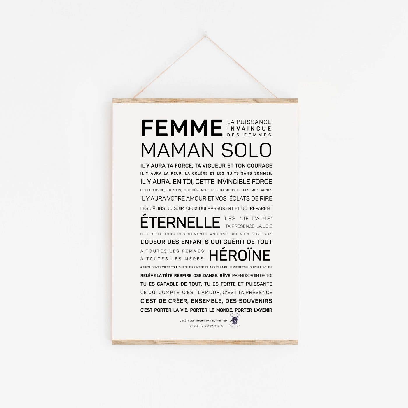 Femme, maman solo: MINI A6 10.5 x 14.8 mm