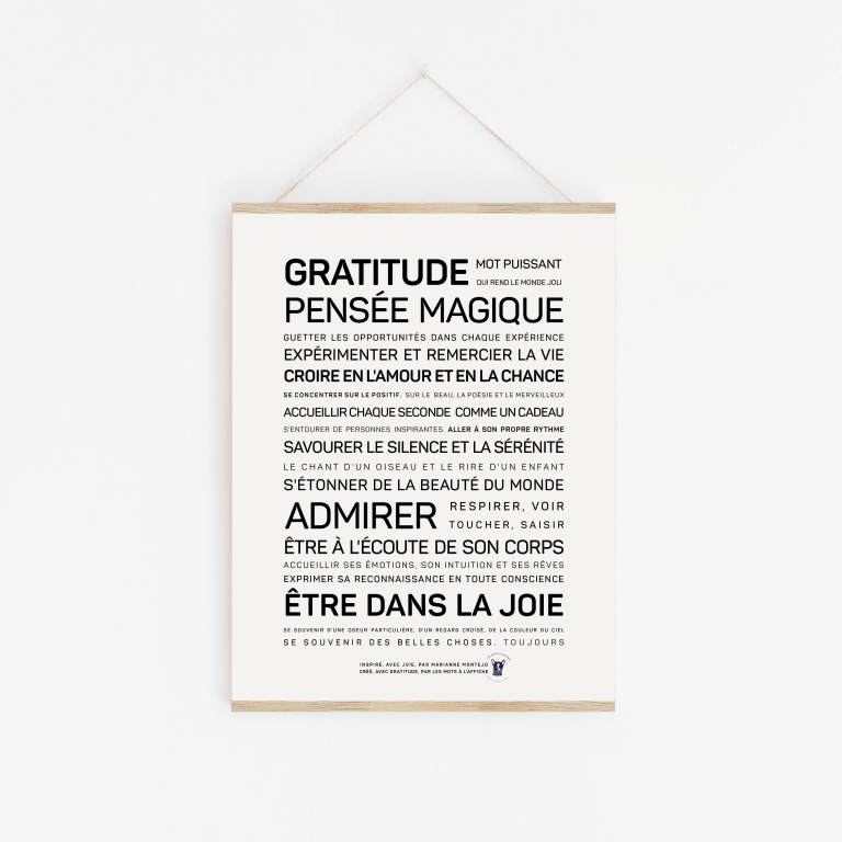 Gratitude, pensée magique