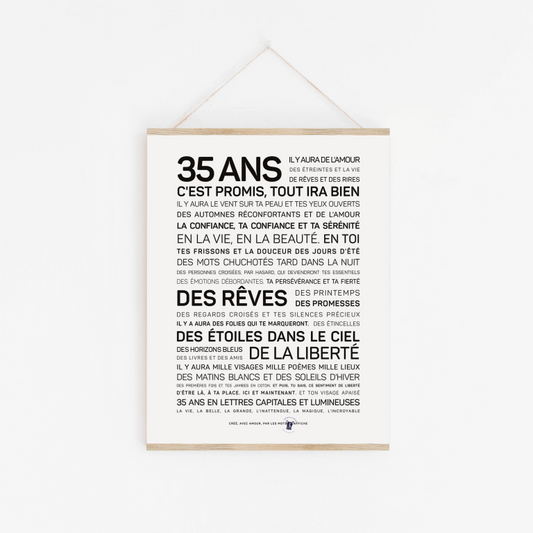 Affiche 35 ans