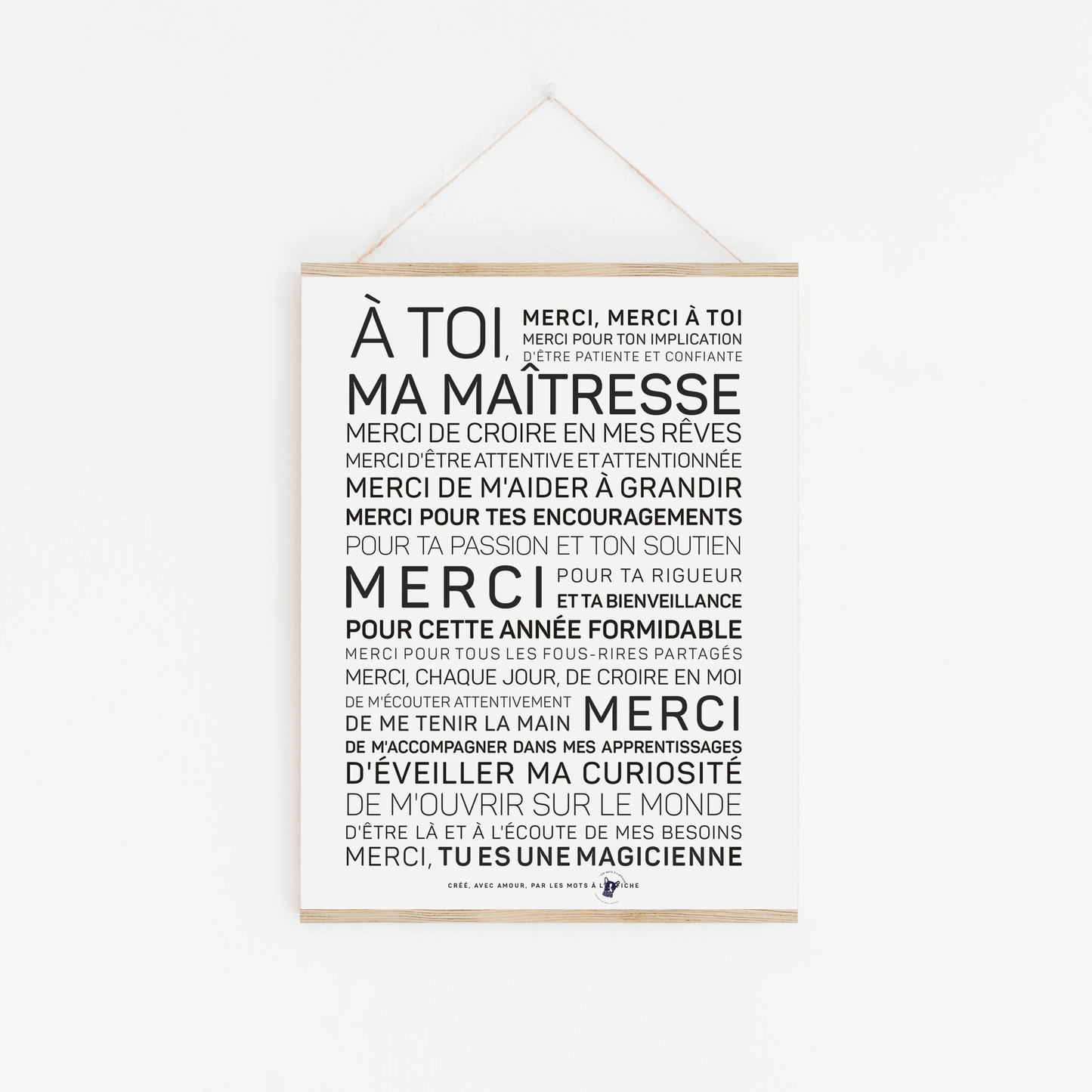 Affiche Maîtresse