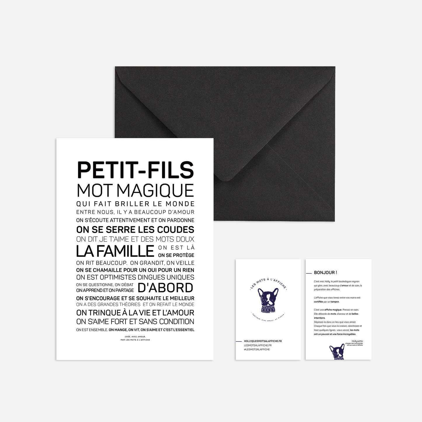 Affiche Petit-fils: MINI A6 10.5 x 14.8 mm