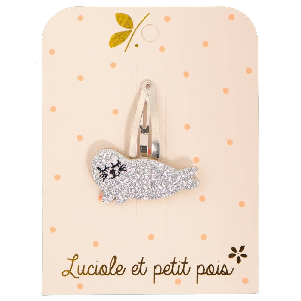 Barrette bébé phoque