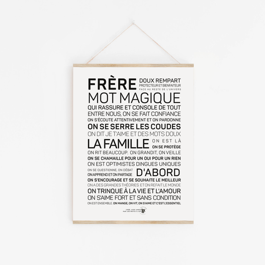 Affiche Frère