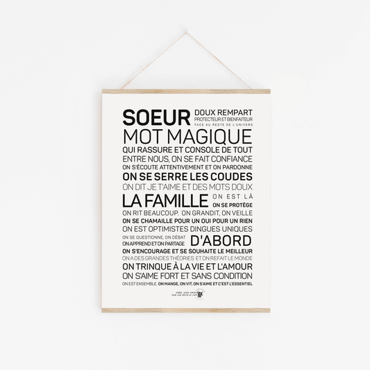 Affiche Soeur