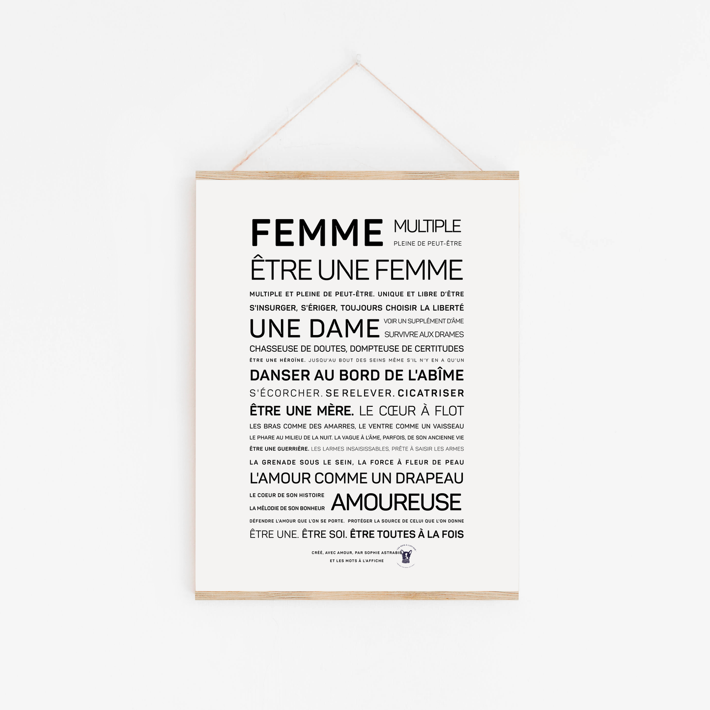 Femme, être une femme - Astrabie: MINI A6 10.5 x 14.8 mm