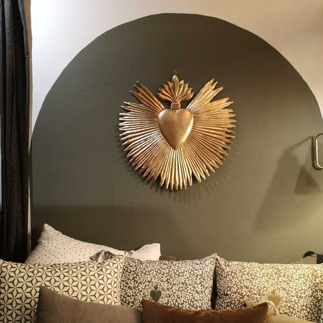 Ex-voto - Coeur impérial, or