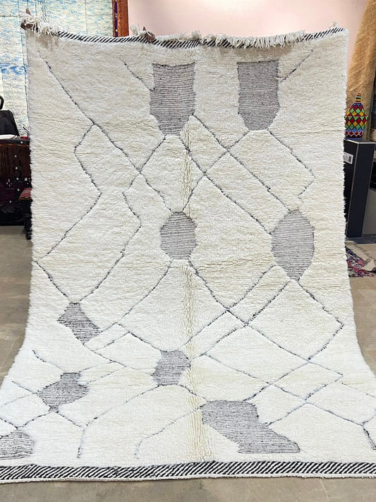 Tapis Marocain Beni Ouarain - tapis berbère M'rirt 300 cm x 200 cm