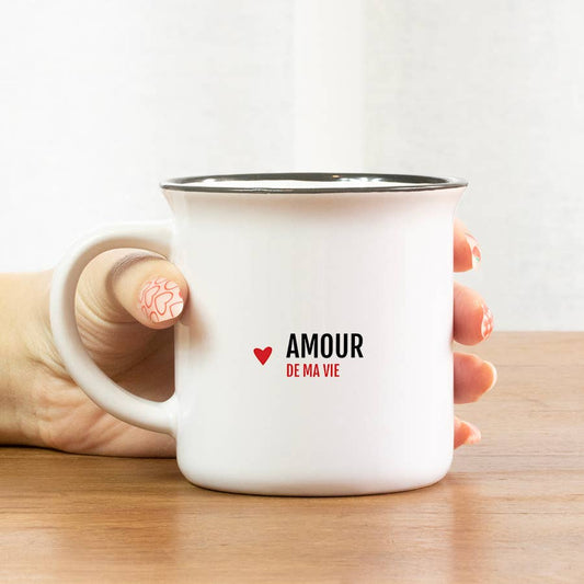 Mug Amour de ma vie - Céramique / St Valentin